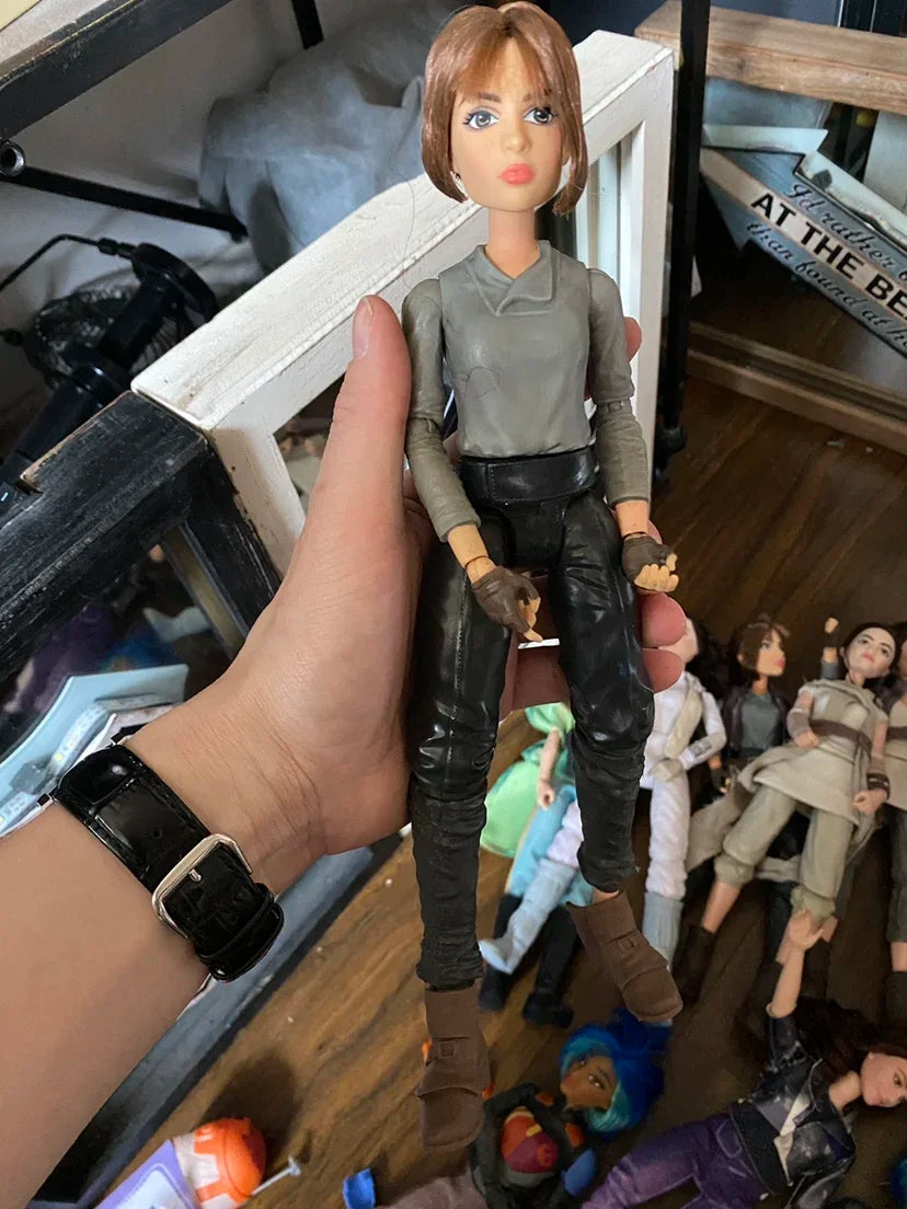 Starswarse 12 Inchs Joints Movable Doll Action Figures Q Version Movie Peripheral Model Toys Kids Gift