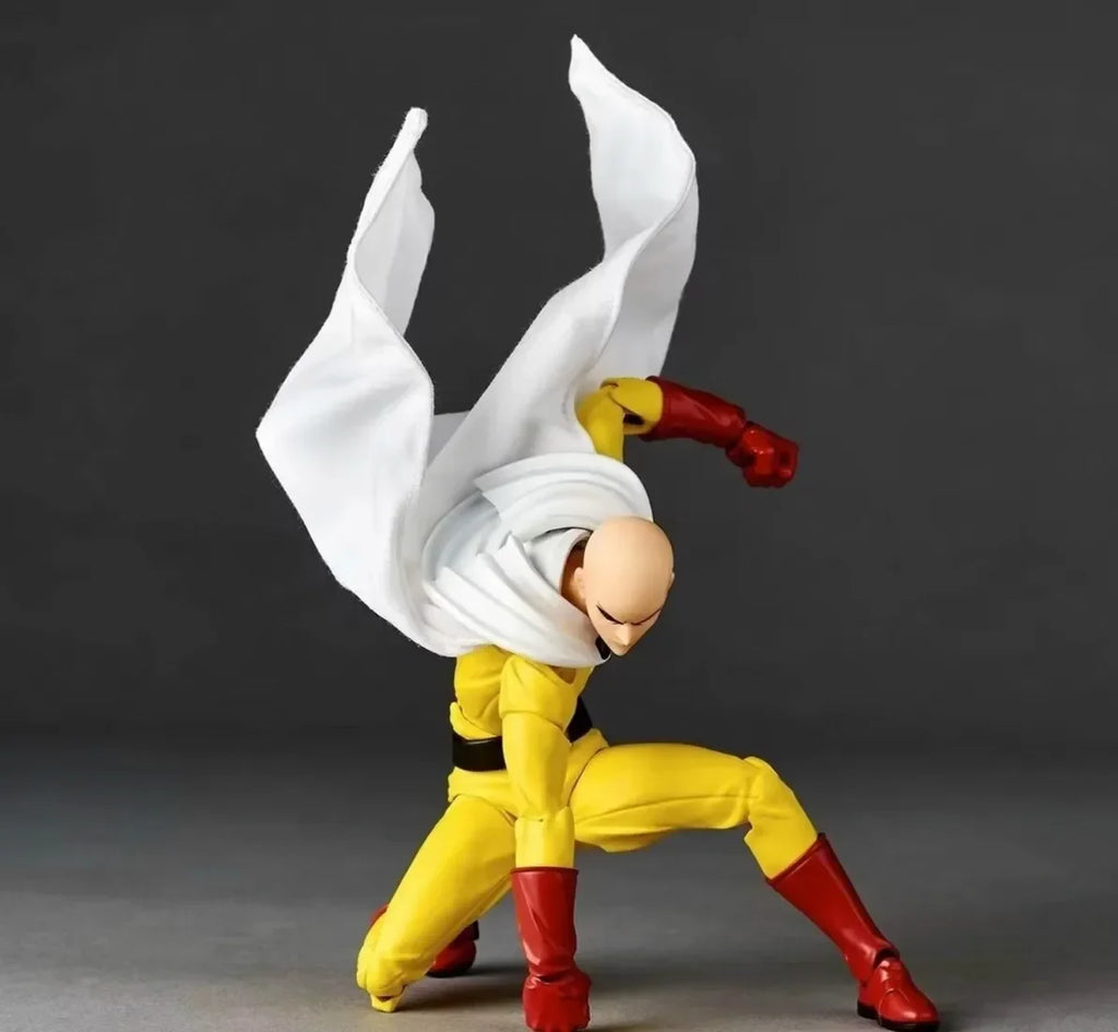 KAIYODO Amazing Yamaguchi Revoltech ONE PUNCH-MAN Saitama Action Figure PVC Statue Anime Toy Ko Model Collection Decor Gift