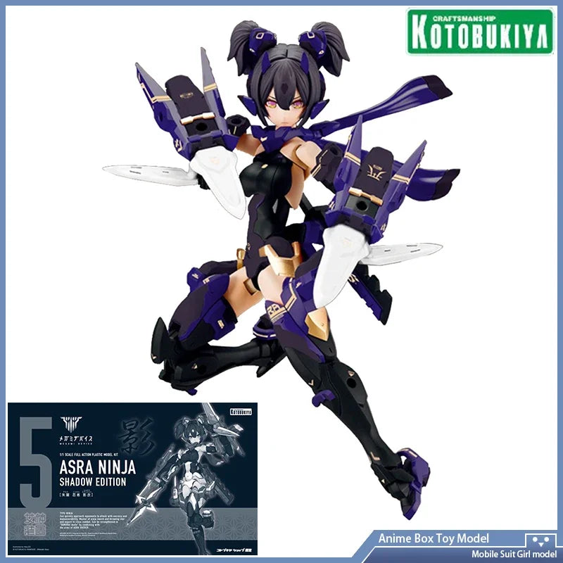 Kotobukiya Megami Device 5  KP486ASRA Ninja Shadow Edition  Original Genuine Anime Figure Assembled Model Mobile Suit Girl Gift