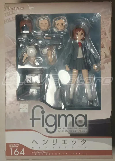 Original Max Factory Figma GUNSLINGER GIRL Henrietta Action Figures Models Collection Toys