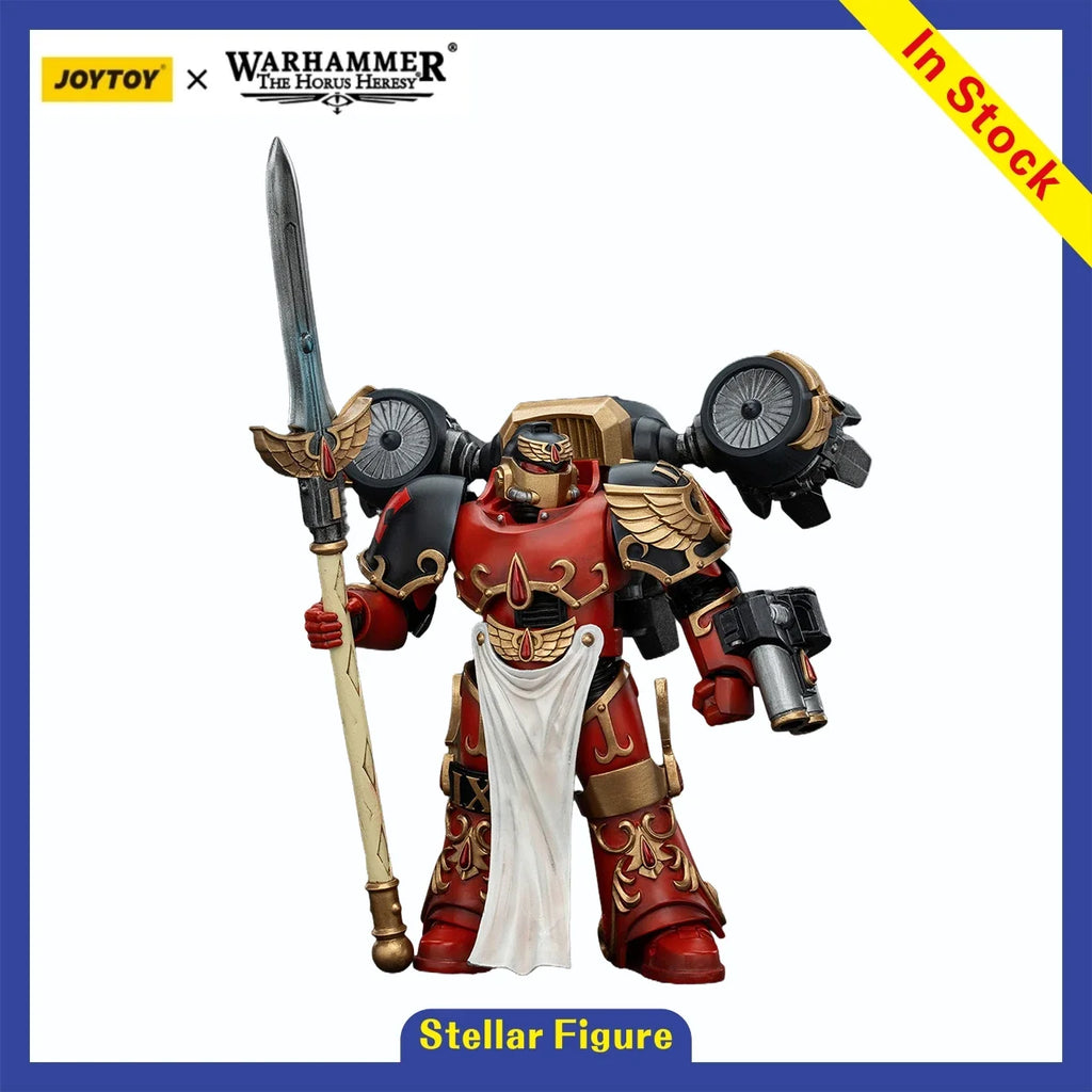 [SF] JOYTOY 1/18 Action Figure Warhammer 40K  Blood Angels Dawnbreaker Cohort Dawnbreaker Champion  Prime Model Toy Gift