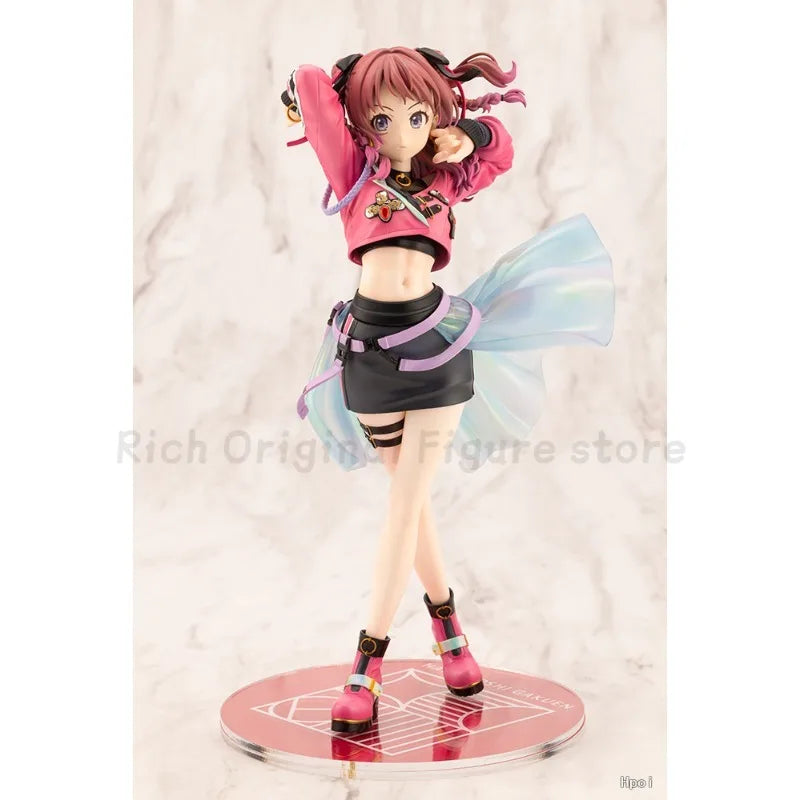 【Pre-sale】Original KOTOBUKIYA Gakuen IDOLM@STER Saki Hanami -Fighting My Way-1/7 Anime Figure Model Toys Ornaments