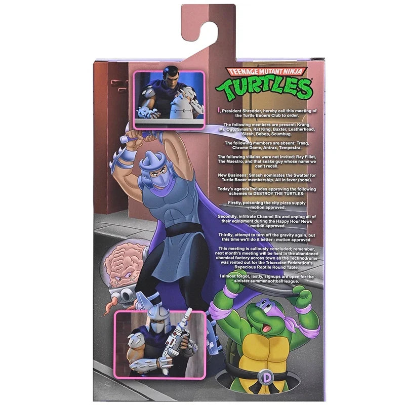 NECA 54496 Teenage Mutant Ninja Turtle Model TMNT Shredder Action Figure Anime Figuras Peripheral 7-Inch Figurine Original Gift