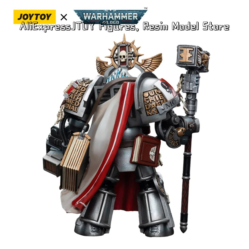 JOYTOY 1/18 Action Figures 40K Grey Knights Grand Master Voldus Caddon Vibova Anime Game Model Gift