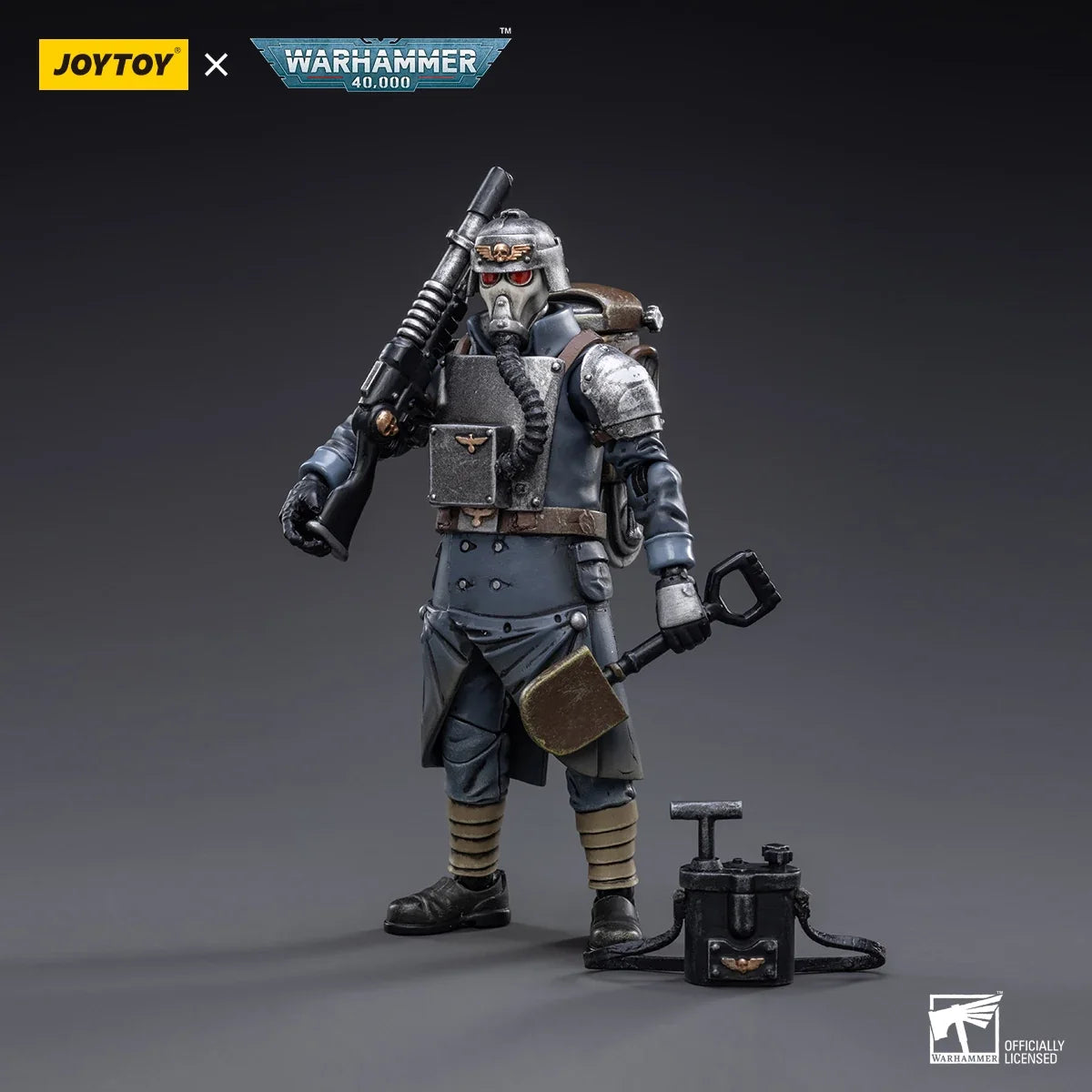 JOYTOY Warhammer 40K 1/18 Astra Militarum Death Korps of Krieg Veteran Squad Action Figure Model Toys For Collection Gift