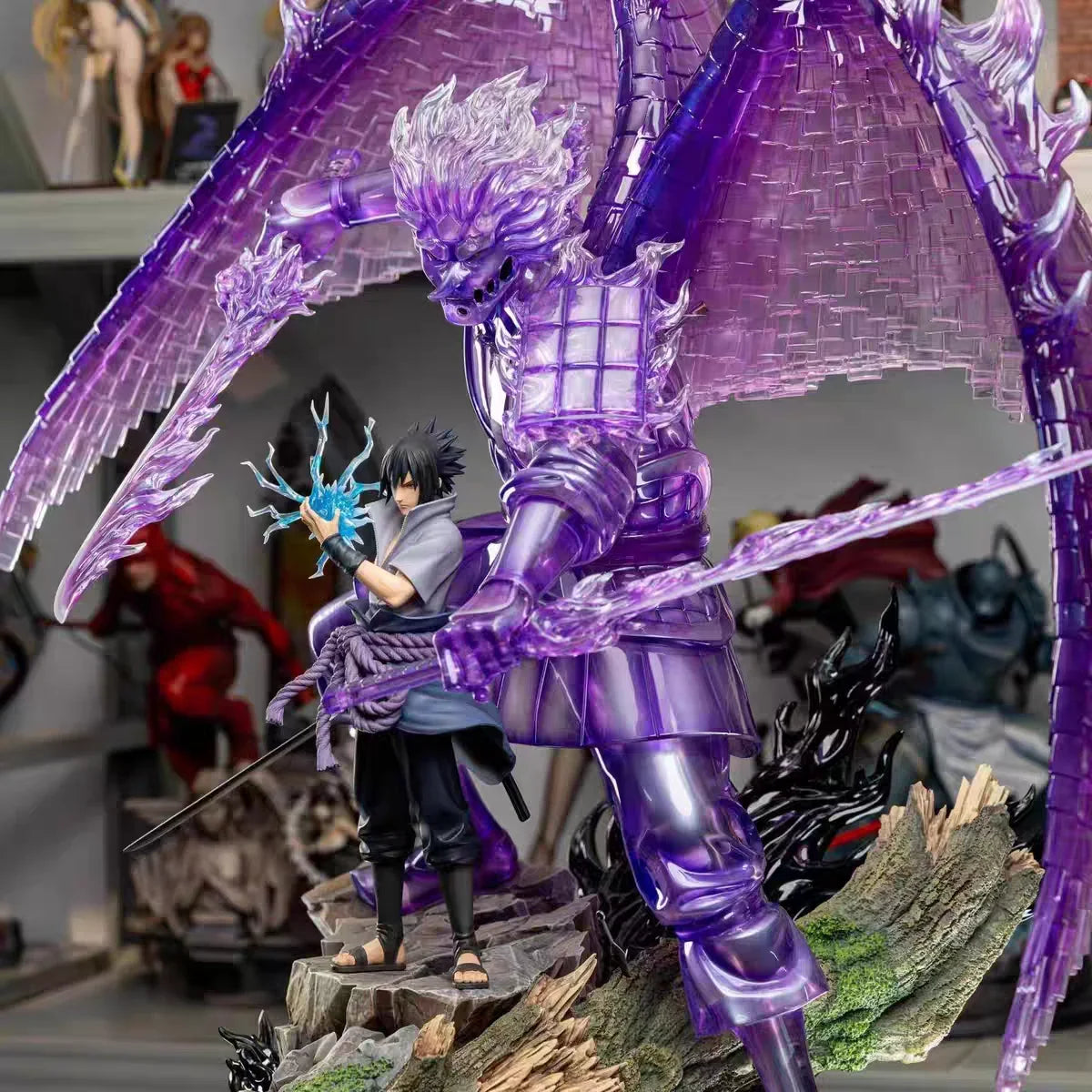 ippuden Must Uzui  200mm Action Figure Collectible Toy Boy Gift Trendy Statuette PVC Material