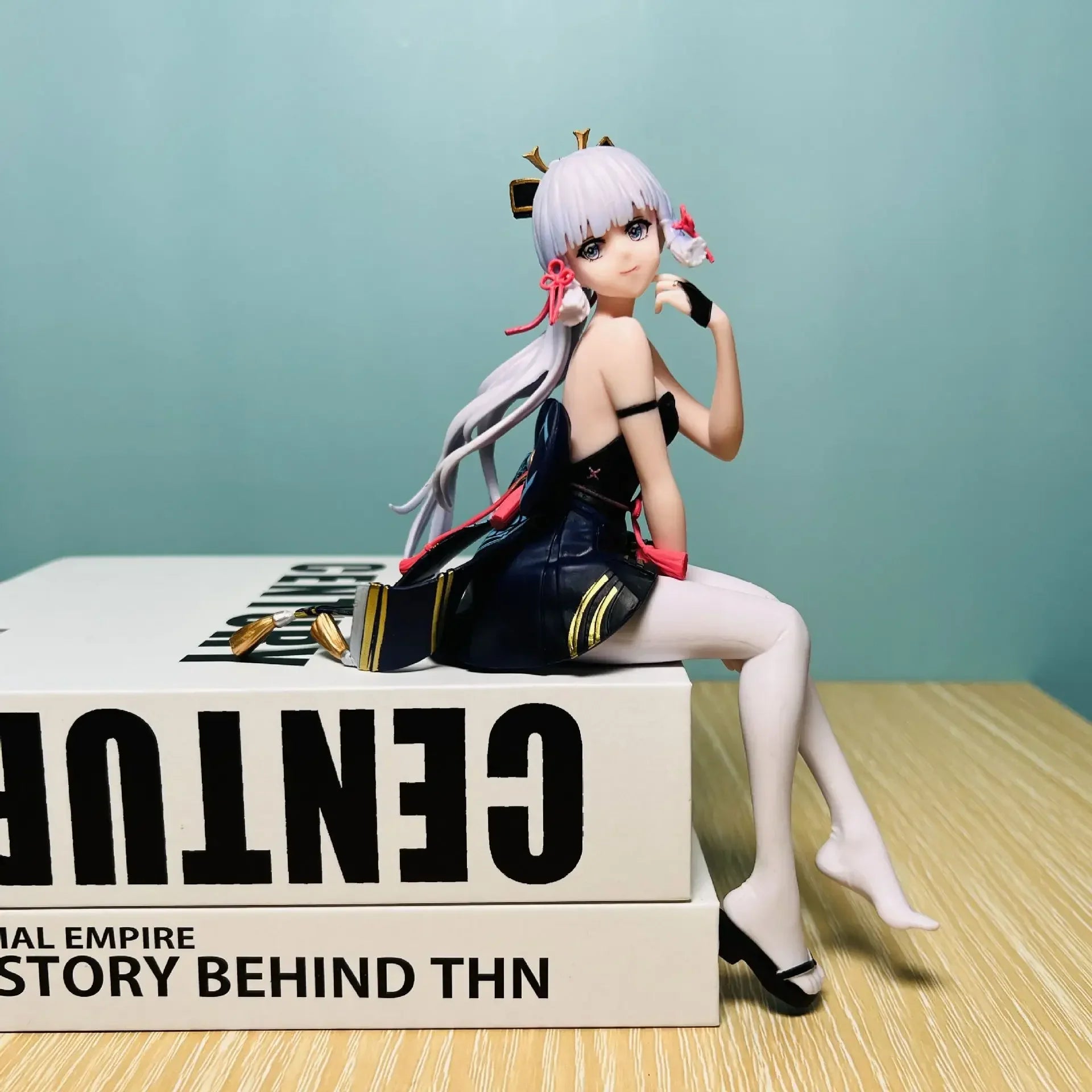 18cm Genshin Impact Anime Figure Kamisato Ayaka Sexy Beauty Girl Action Figures Decor Collectible Model Doll Toys Xams Gift