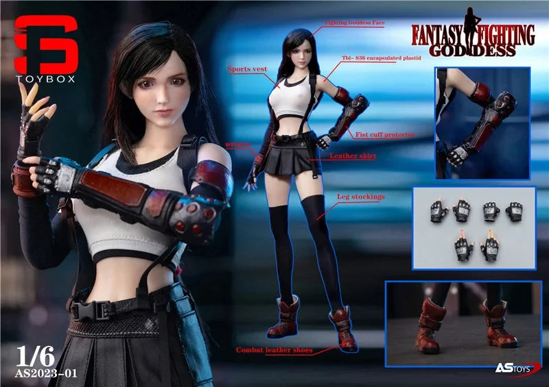 In Stock ASTOYS AS2023-01 1/6 Fantasy Girl with Movable Eyes 12'' Female Soldier Figurine Model Full Set Collectible Toy