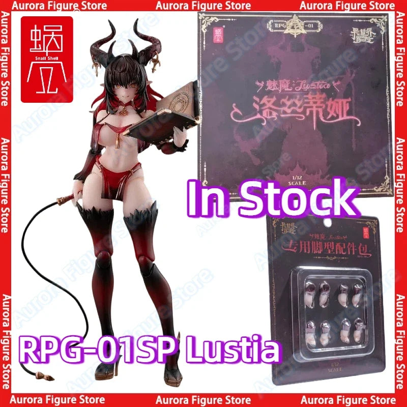 In Stock 100% Original Snail Shell 1/12 RPG-01SP Succubus Lustia Second Phase Sexy Girls Anime Action Figures Toys Model PVC