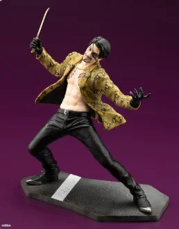 '-In Stock Original Kotobukiya Ryu Ga Gotoku Majima Gorō Kazuma Kiryu Anime Statue1/6 Figure Gift Model Collection