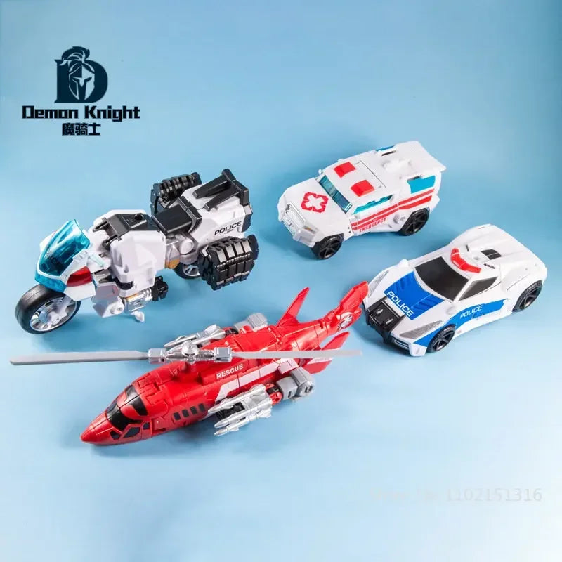 Transformation DK Demon Knight Enlarge Defensor DK01-04 DK05 A SET Hot Spot First Aid Streetwise Blades Groove Figure