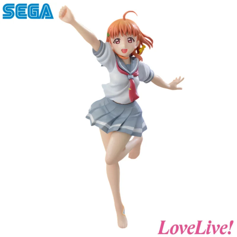 In Stock Sega Original Lovelive! Takami Chika Action Figure Model Doll Brand New Boxed Toys Model Garage Collectible