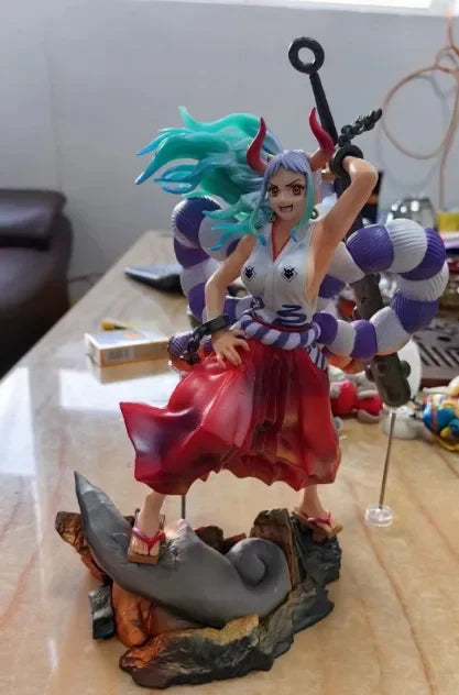 30cm Yamato One Piece Figures The Island of Ghost Girl Yamato Action Figures Kaidou Daughter Anime PVC Model Ornamen Toy