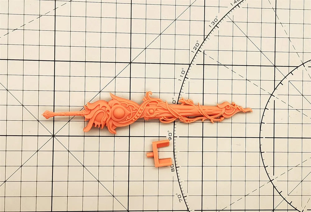 【No Figure】1/12 Scale Female Resin Unpainted Conversion Parts Ancient - Style Long Sword Fit Kotobukiya Model For Collection