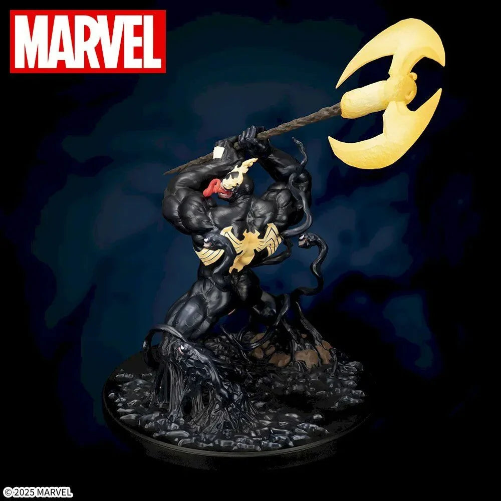 Original Sega Spider-Man Anime Venom Luminasta Anime Figure Action Figurine Model Figuarts Collection Decoration Toys