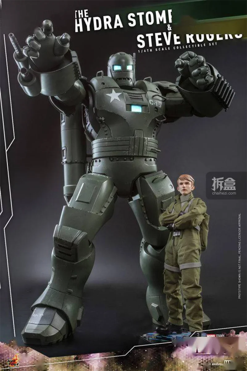 Original HOTTOYS 1/6 PPS007 TMS060Captain Carter & The Hydra Stomper and Steve Rogers Action Figure Model Toys Ornament Gift