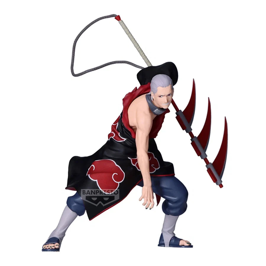 Banpresto Anime Naruto Shippuden Figurines Vibration Stars Hidan PVC Action Figures 140mm Figurals Collection Model Toys