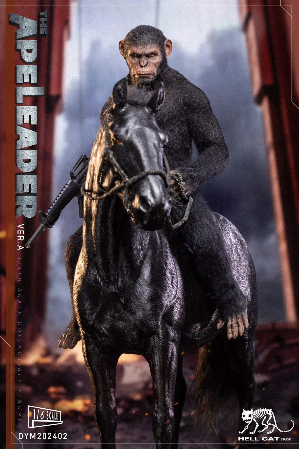 DYM202402A/B/C Caesar Rise of the Planet ApesThe 1/6 leader Hell Cat Ape Planet Model Action Figure Model Toy