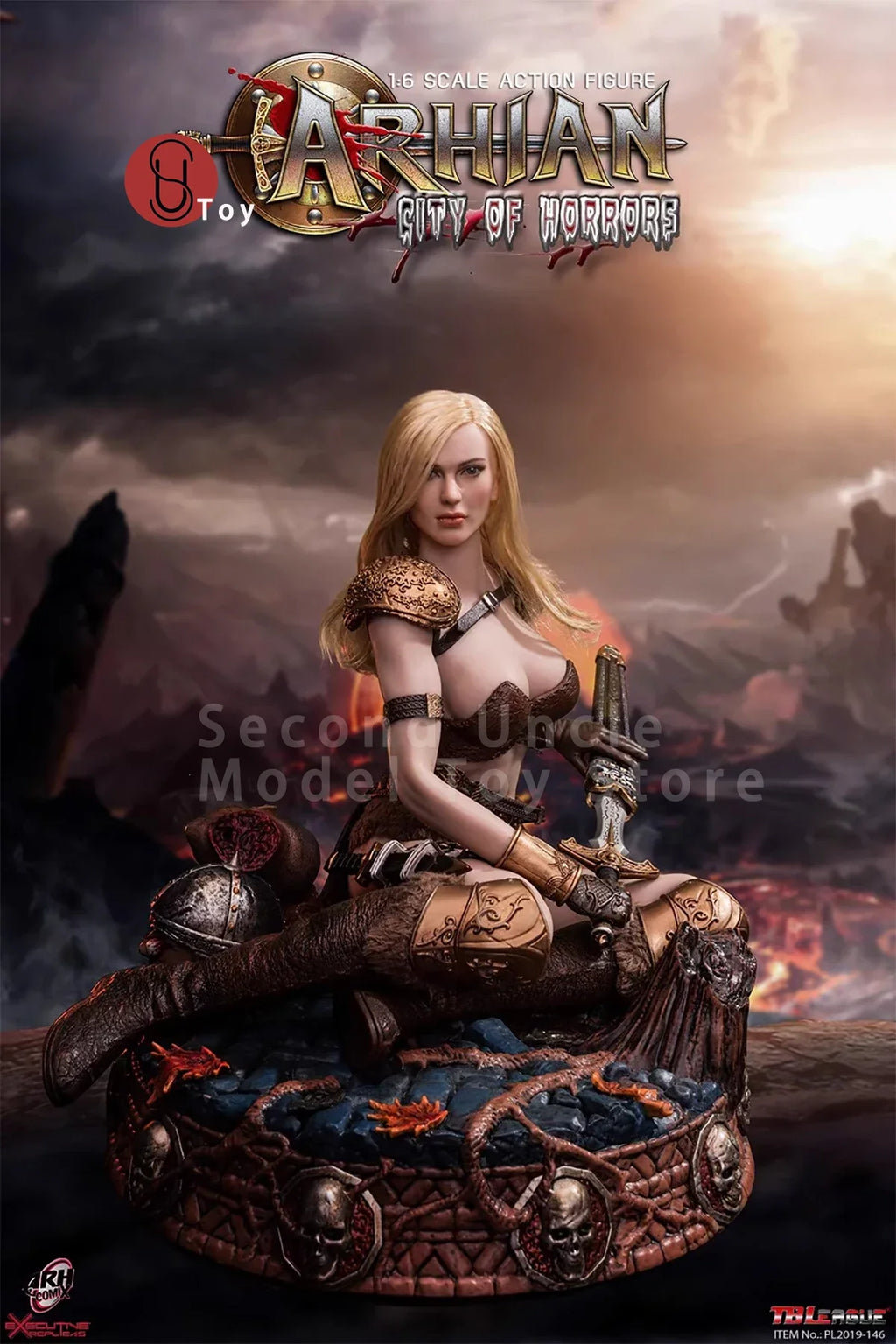 TBLeague PL2019-146 1/6 Arhian City of Horrors 12'' Female soldier Action figure Full Set Collectible Horrible Model Toys gifts