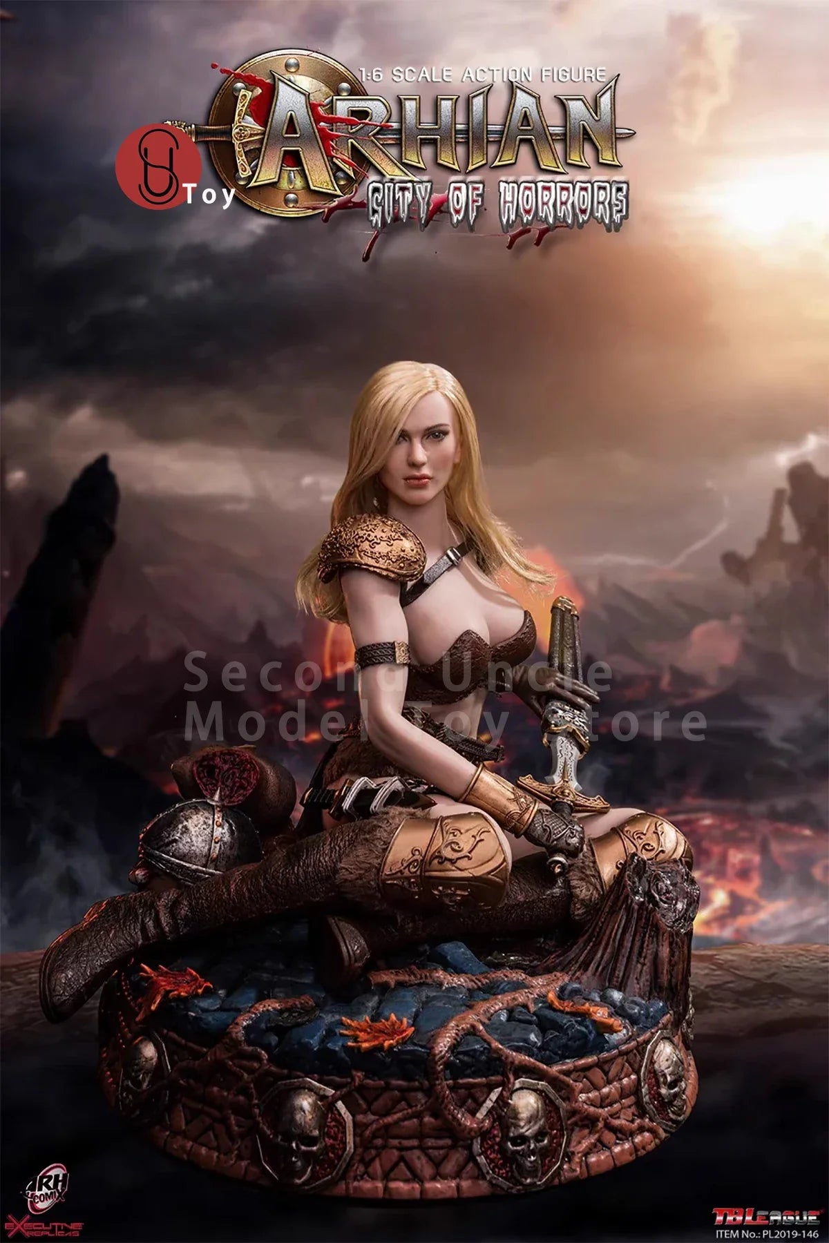 TBLeague PL2019-146 1/6 Arhian City of Horrors 12'' Female soldier Action figure Full Set Collectible Horrible Model Toys gifts