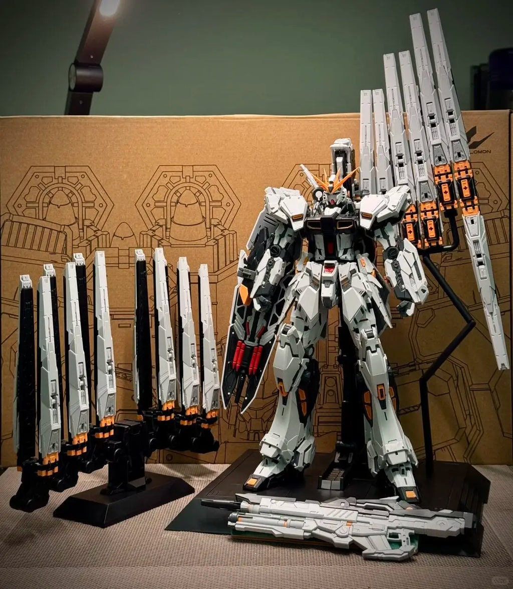 【New product】NONGCHENGZHU 1/100 MG CMM RX-93 GK Assembly Model Kits Plastic skeleton Anime Action Figure Collection Model Toys