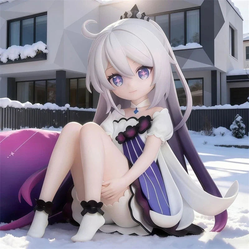 11cm Honkai Impact 3 Kiana The Last Judgment Figurine Little One Series PVC Action Figure Cartoon Accessories Cosplay Anime Gift