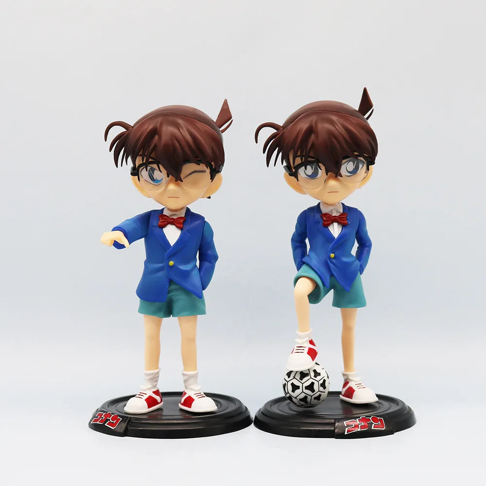 Hot 20cm Anime Detective Edogawa Kudou Shinichi Action figure PVC Figure Doll Collection Display Model Decoration Gift In Stock