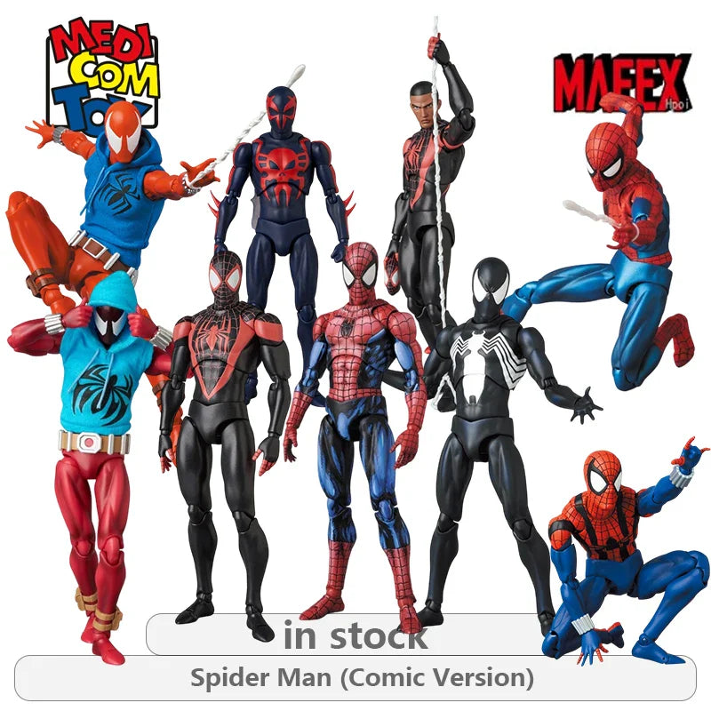 Medicom Toy MAFEX Star Wars Spider Man Comic Version Serie Ben Reilly\268 Scarlet Spider Actionfigur Modell Spielzeug Bewegliches Modell