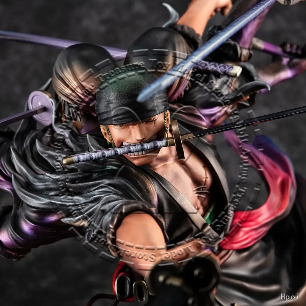 In Stock Original Genuine MegaHouse POP One Piece Roronoa Zoro WA-MAXIMUM Oni Ki Kitōryū Asura PVC Statue Collectible Figure