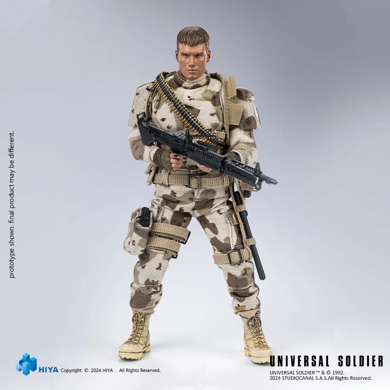 Inventory 1/12 Hiya Super Series Universal Soldier Luc Deverau Action Figure Exquisite Anime Collection Model Toy Holiday Gifts
