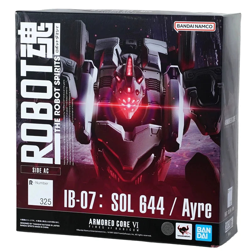 Bandai ARMORED CORE Ⅵ Model THE ROBOT SPIRITS IB-07:SOL 644 / Ayre Action Figure Genuine Bandai Assembly Model Kit Anime Toys
