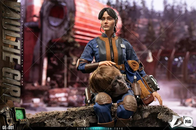 In Stock GIANT EXHIBITION TOYS GE-001 1/6 Scale Collectible Shelter Vaultie Girl 12inch Full Set Female Solider Action Figure