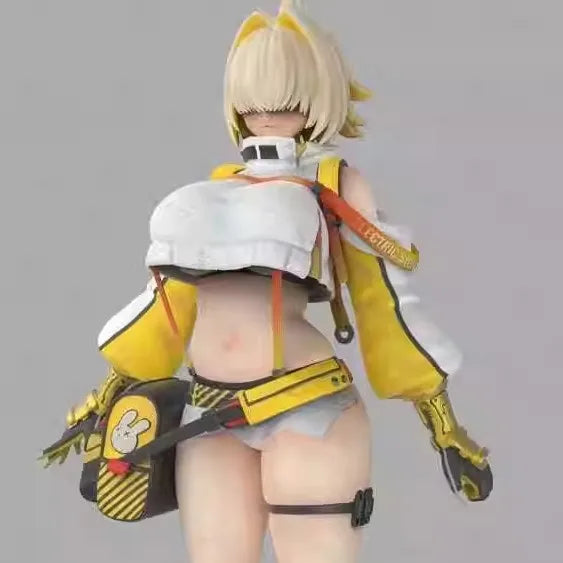 Assembling Resin White Model Vic Godd High Precision 3D Printed Game Figurine Practice Model for Collectors And Fans
