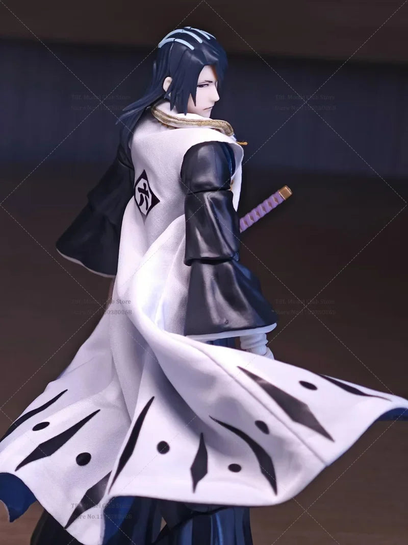 1/12 Scale Male Clothes Shinigami Kuchiki Byakuya Senbonzakura Japanese Anime For SHF 6-inch Action Figure Soldier Scene Props