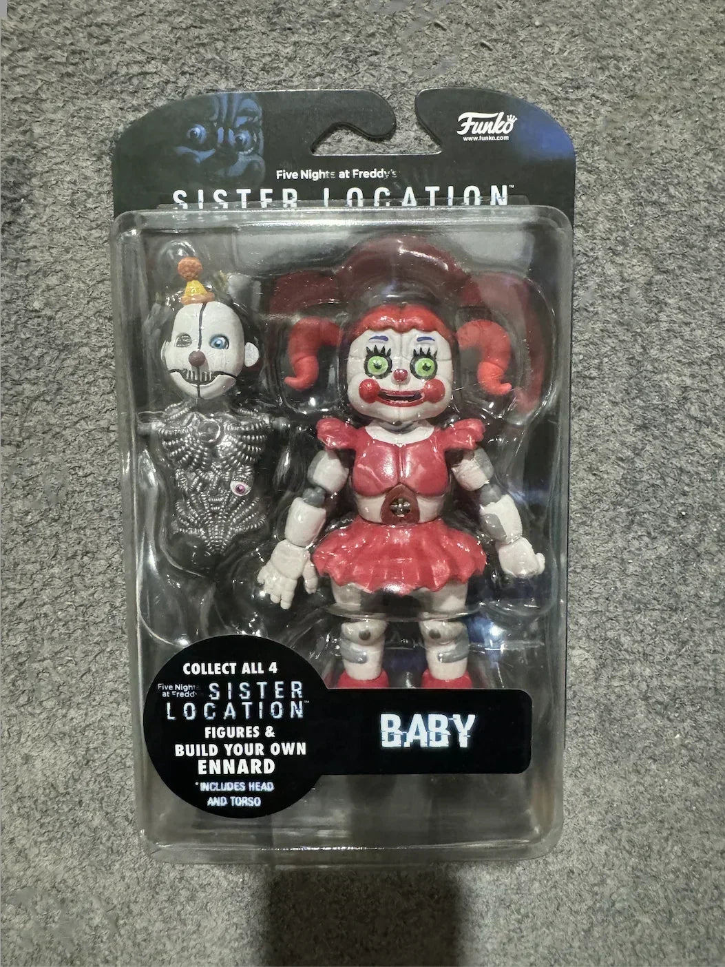 Neue 5-Zoll FNAF Sister Location Actionfiguren Funtime Freddy Foxy Ballora