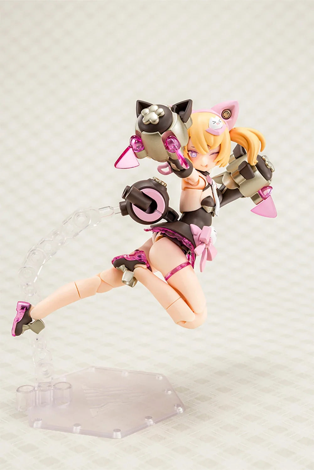 Kotobukiya KP801 Puni Mofu Kuro Mao Black Cat Machine Girl Assemble Action Figureals Model