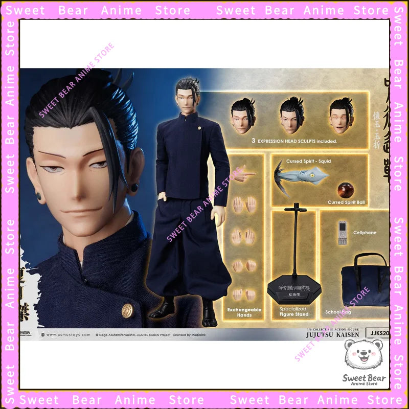 ASMUS Jujutsu Kaisen Satoru Gojo Suguru Geto JJKS201 1/6 Scale Casual Clothes Version Action Figure Anime Model Trendy Toy Doll