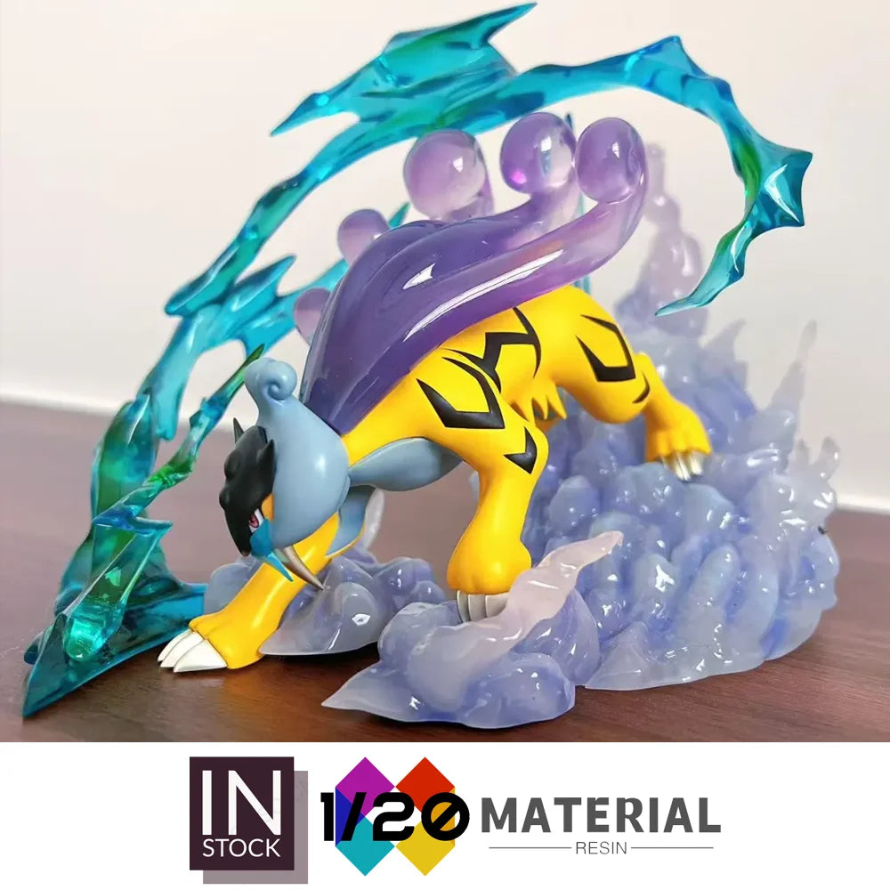 [In Stock]1/20 Resin Scale World [PALLET TOWN] - Suicune & Entei[Split RE-MENT]