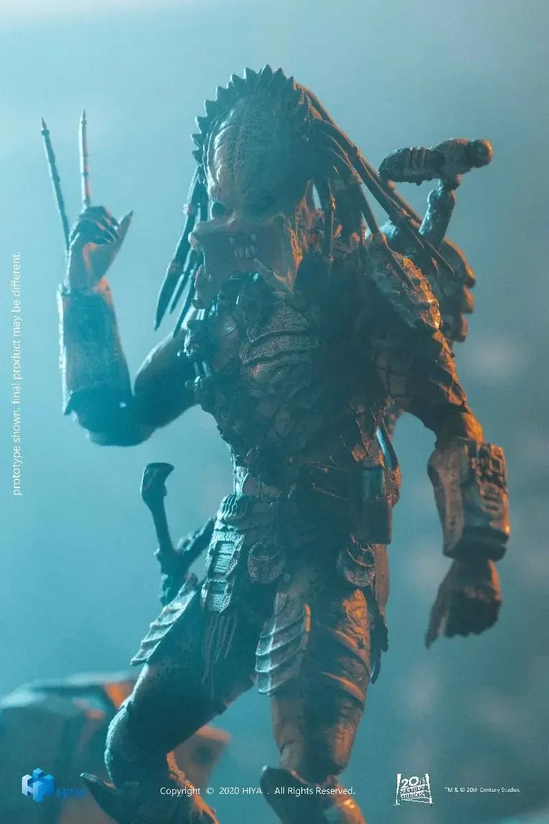 Hiya Toys AVP Unmasked Wolf Predator 1/18 Exquisite Mini Action Figure Model Toy