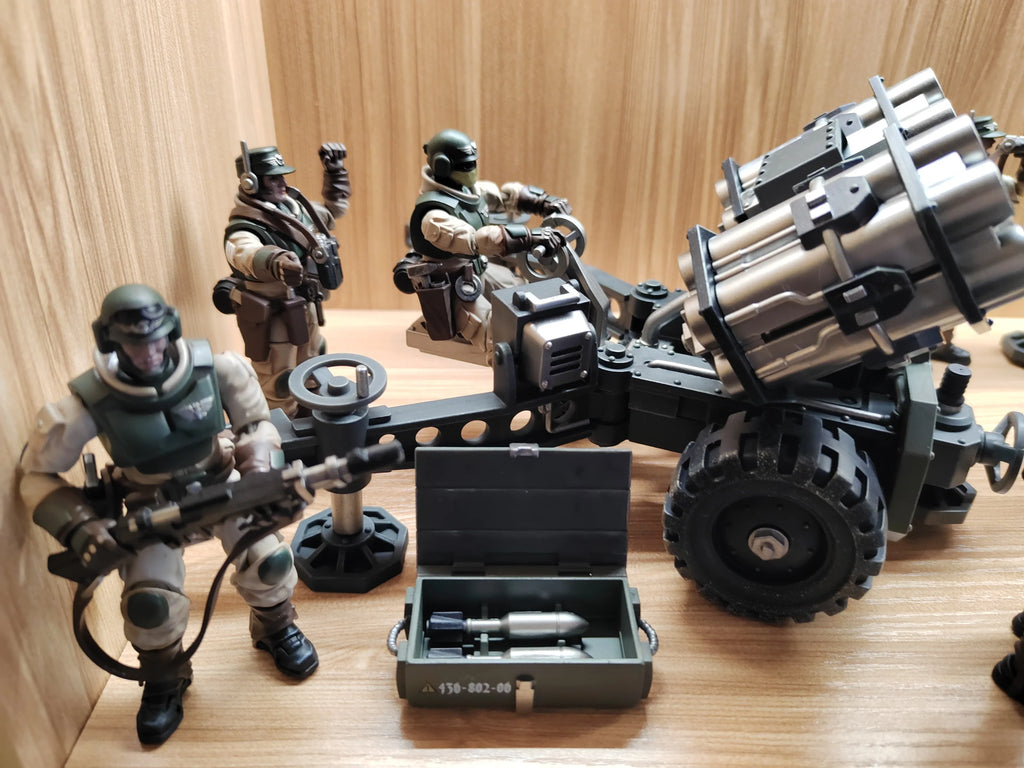 1/18 JOYTOY Action Figure 40K Astra Militarum Cadian Armoured Sentinel Anime Model Toy