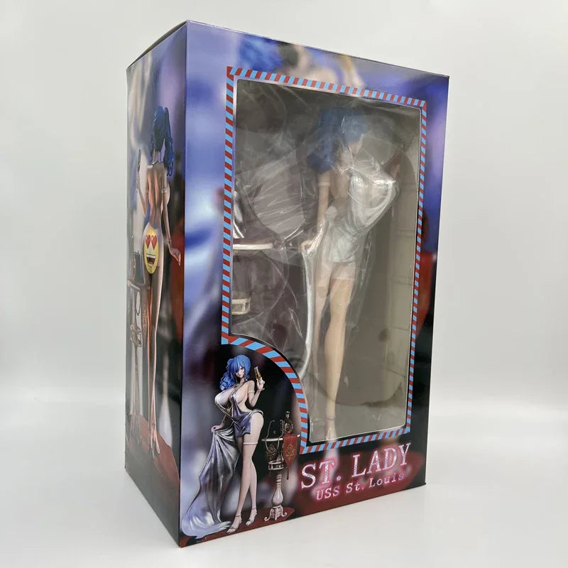 33cm Azur Lane Anime Girl Figure Game Statue Dido BIsqueDoll Action Figure St Louis Figurine Sexy Collectible Model Toys Gifts