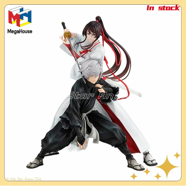 Vorrätig Original MegaHouse Lucrea Hell's Paradise Gabimaru/Yamada Asaemon Sagiri Anime-Figuren Modell-Sammlung