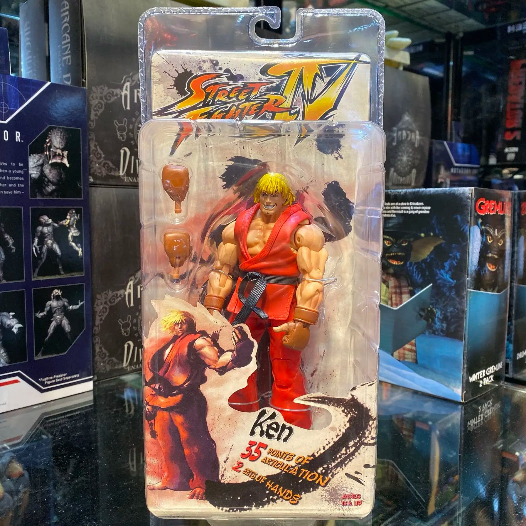 Neca Street Fighter Ryu Ken Chun Li Guile Gouki Anime Figure Game Derivative Character Action Figurine Movable Model Toys
