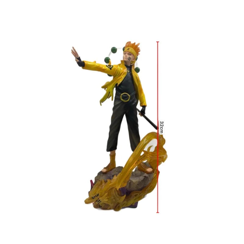 35cm Naruto Anime Figure Naruto Kakashi Action Figure Kawaii Sasuke Itachi Combination Figurine Decoration Collection Model Toy