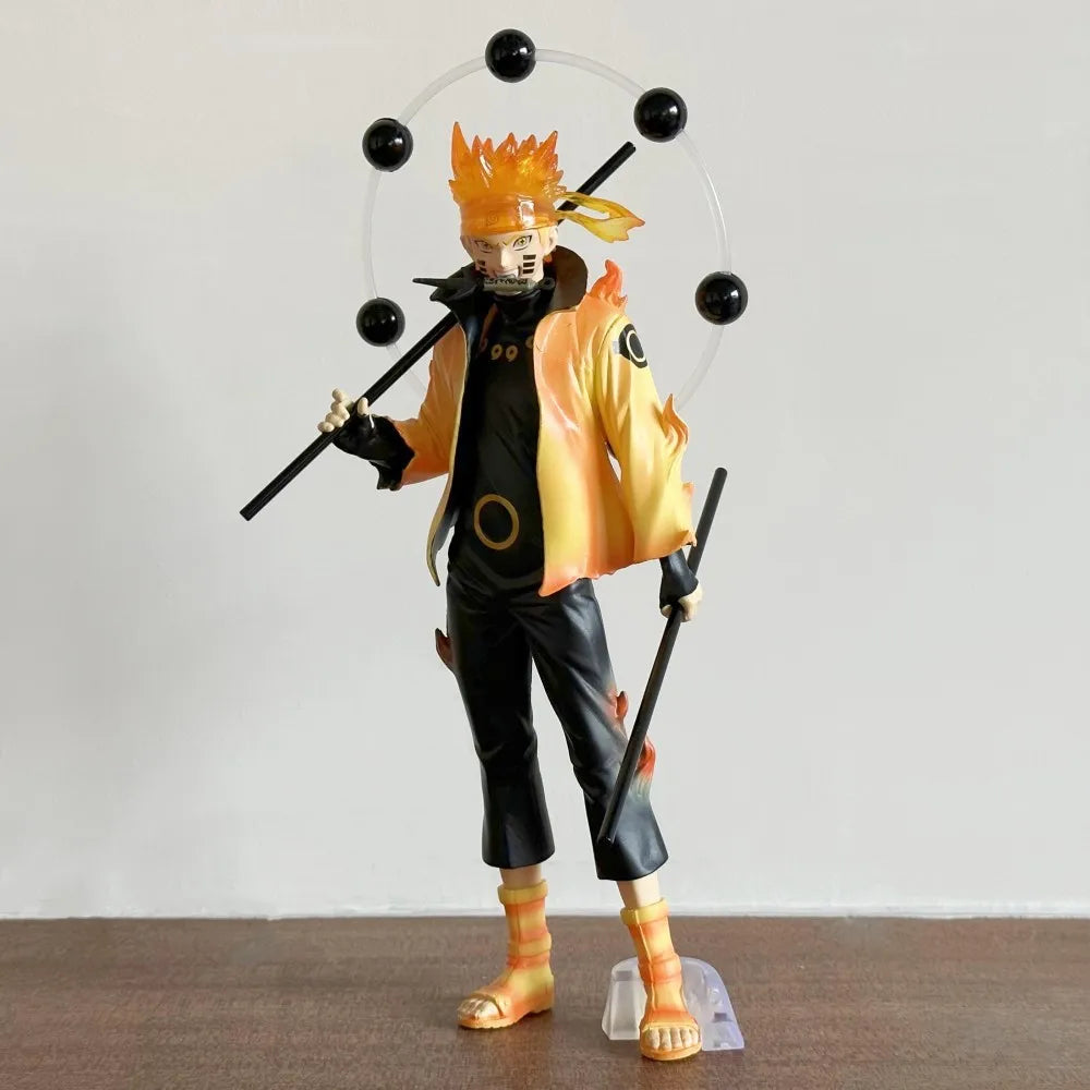 28CM Anime Naruto Uzumaki Naruto Figure Rikudousennin Modo Standing Model Toy Gift Collection Action Figure PVC