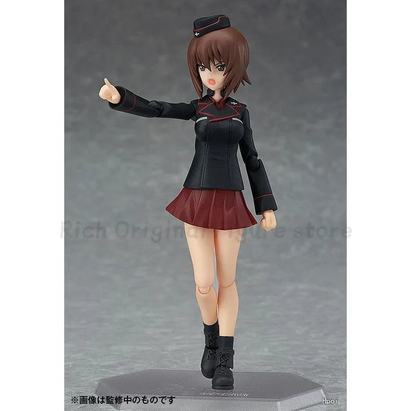 【In Stock】Original Max Factory Figma#332 GIRLS Und PANZER Nishisumi Maho/Henmi Erika Anime 1/12 Action Figure Model Toys