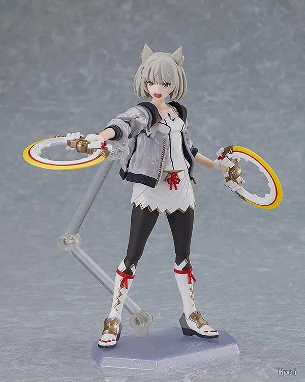 Max Factory Figma 635-Eunie / 603-Mio Anime Action Figure Model Kit Highly Detailed Gift for Collector & Fans Multi-accessory