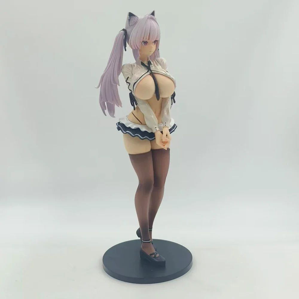 Alvina-chan 26CM Hentai Uniform Bunny Girl Action Figure PVC Anime Model Game Statue Adult Collectible Doll Toy Gift