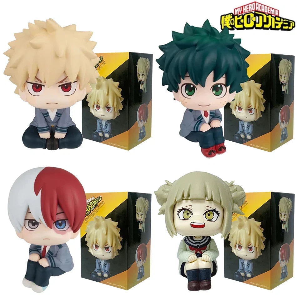HOT My Hero Academia Katsuki Deku Todoroki Shoto Himiko Toga Break Time Anime Figure Model Collection Doll Toy For Kids Gift