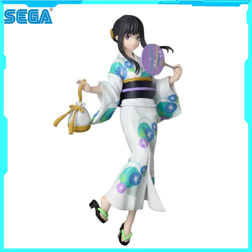 100% Original in Stock SEGA Luminasta Lycoris Recoil Inoue Takina Yukata De Omatsuri Anime Figure Action Figure Model Decoration
